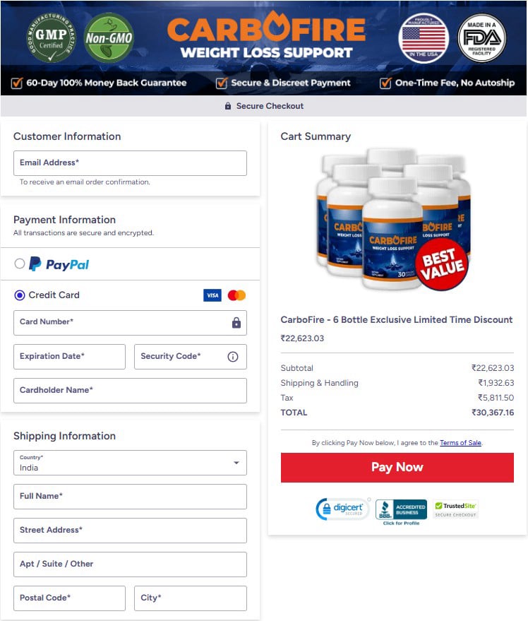 Carbofire-Secure-Checkout